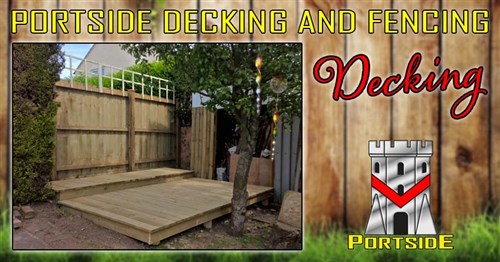 2 Tier Garden Decking Project Article Image
