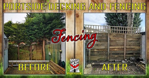Old Fence and Trees Removed - New Fence Erected Project Article Image